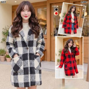 0217:COAT ลายตาราง