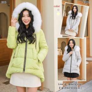 0341:COAT บุนวมซิปยาว
