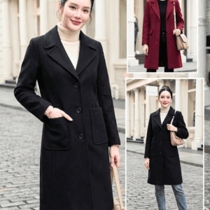 0750:COAT ผ้าวูลตัวยาว