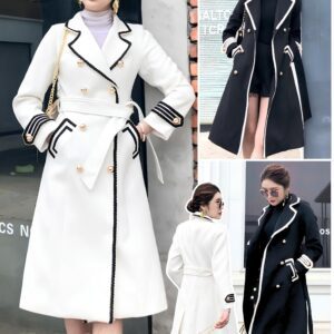 1760:Long Coat ผ้าวูล