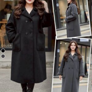 1971:โค้ทสีพื้นตัวยาวทรง oversize