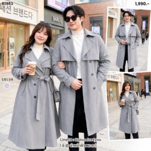 1983:Trench Coat พลัสไซส์